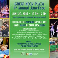 Great Neck Plaza 1st Annual JuneFest event on June 23th.